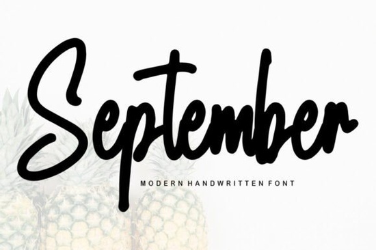 September Font